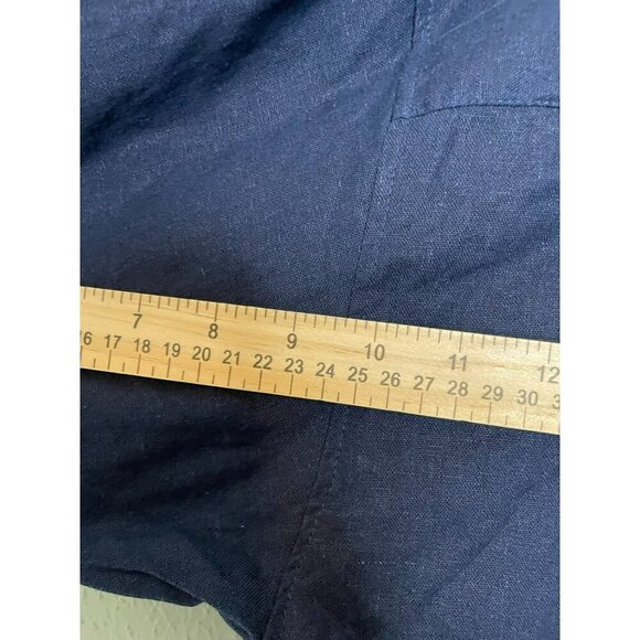 VTG DEADSTOCK NOS Trutus Biancarra Men's XL Linen Blend Short Sleeve Button-Up S - Picture 9 of 9